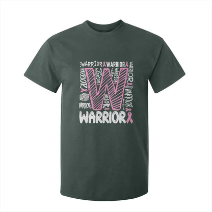 Breast Cancer Support In October We Wear Pink T Shirt For Kid Pink Ribbon Warriors Team