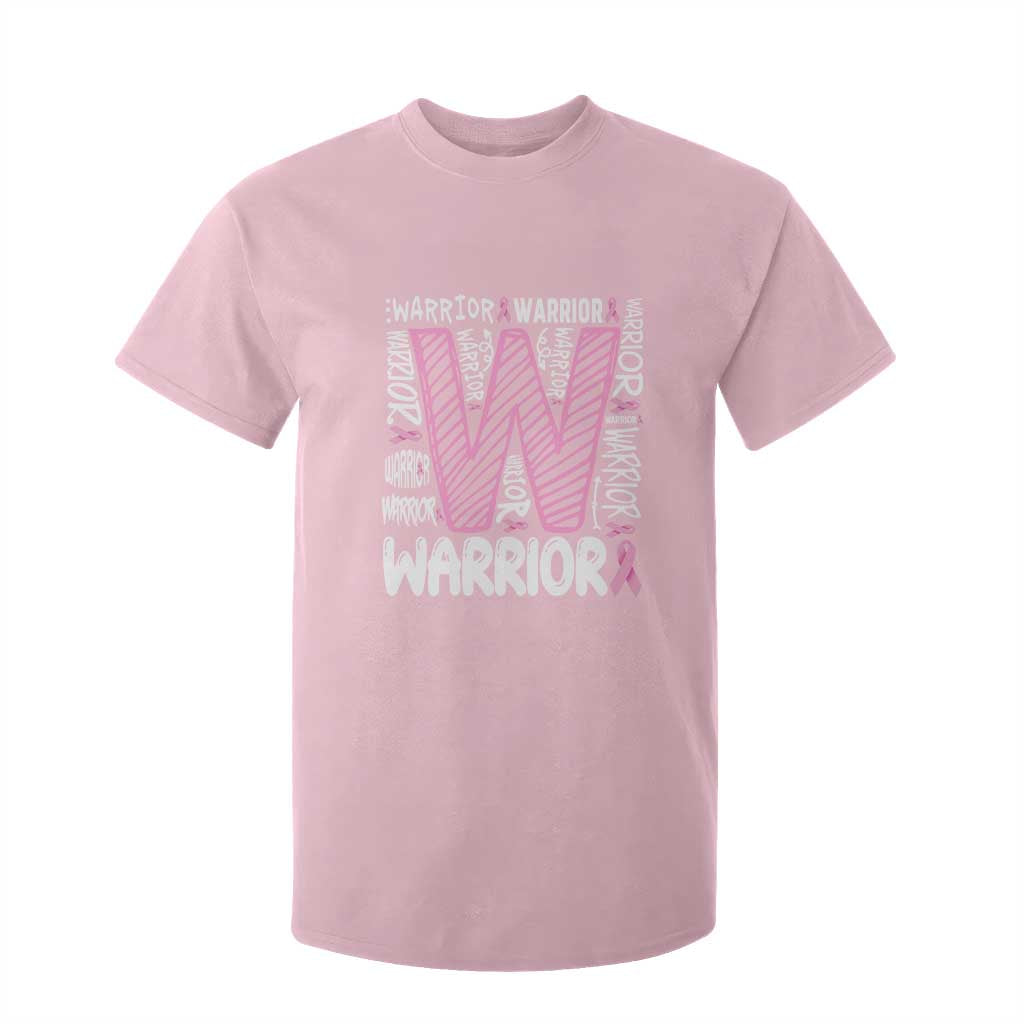 Breast Cancer Support In October We Wear Pink T Shirt For Kid Pink Ribbon Warriors Team