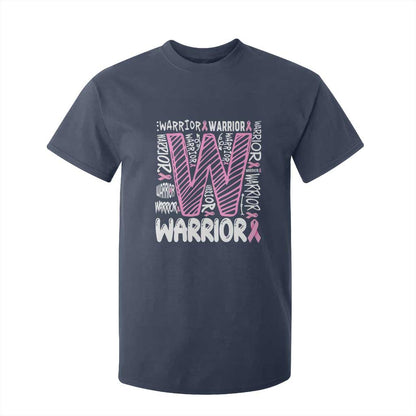 Breast Cancer Support In October We Wear Pink T Shirt For Kid Pink Ribbon Warriors Team