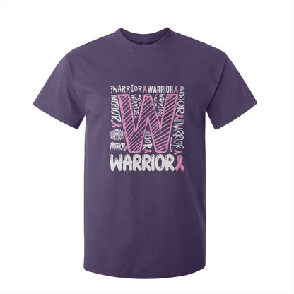 Breast Cancer Support In October We Wear Pink T Shirt For Kid Pink Ribbon Warriors Team