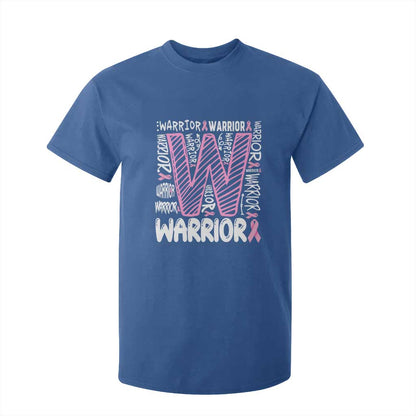 Breast Cancer Support In October We Wear Pink T Shirt For Kid Pink Ribbon Warriors Team