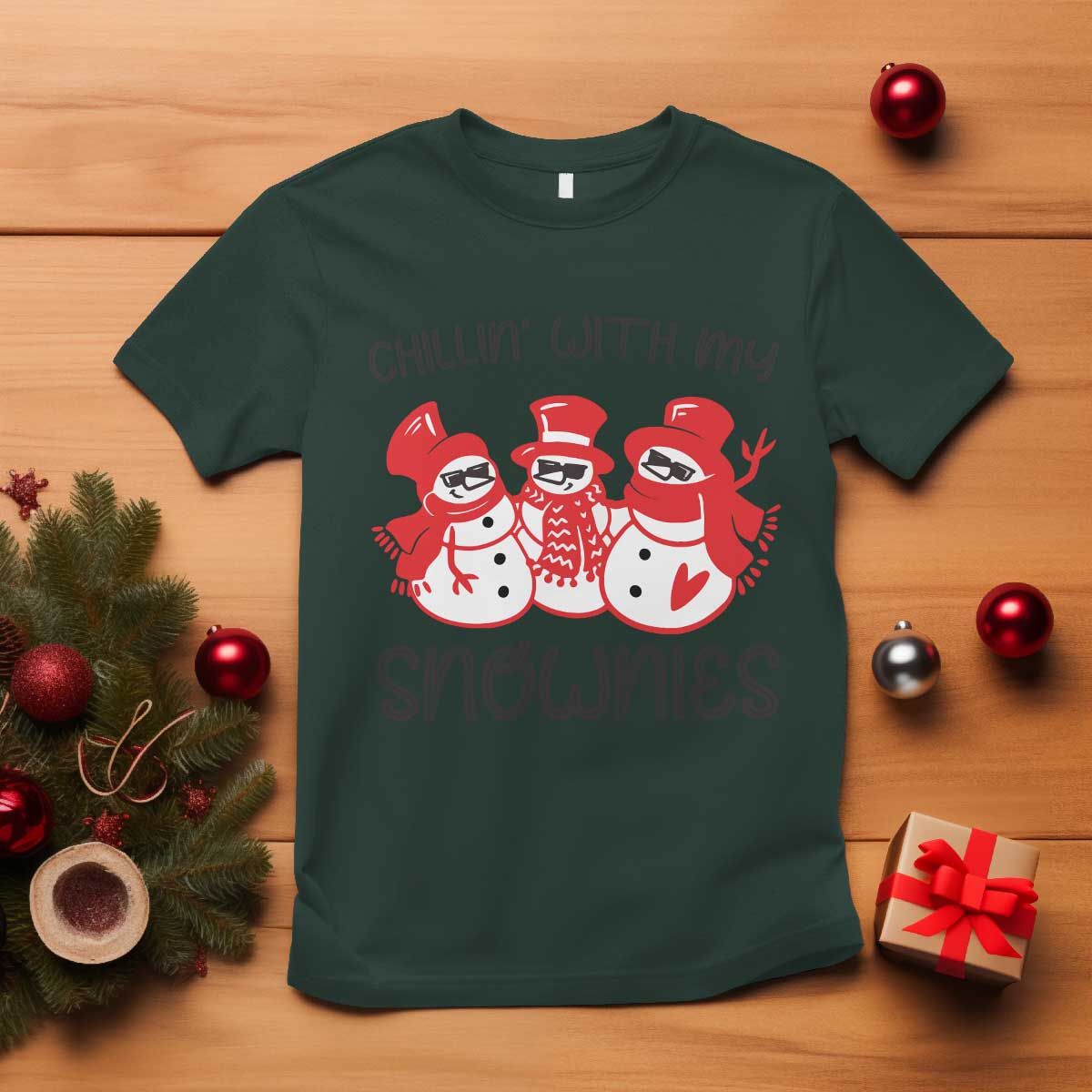 snowman-christmas-t-shirt-chillin-with-my-snowmies-ugly-gift