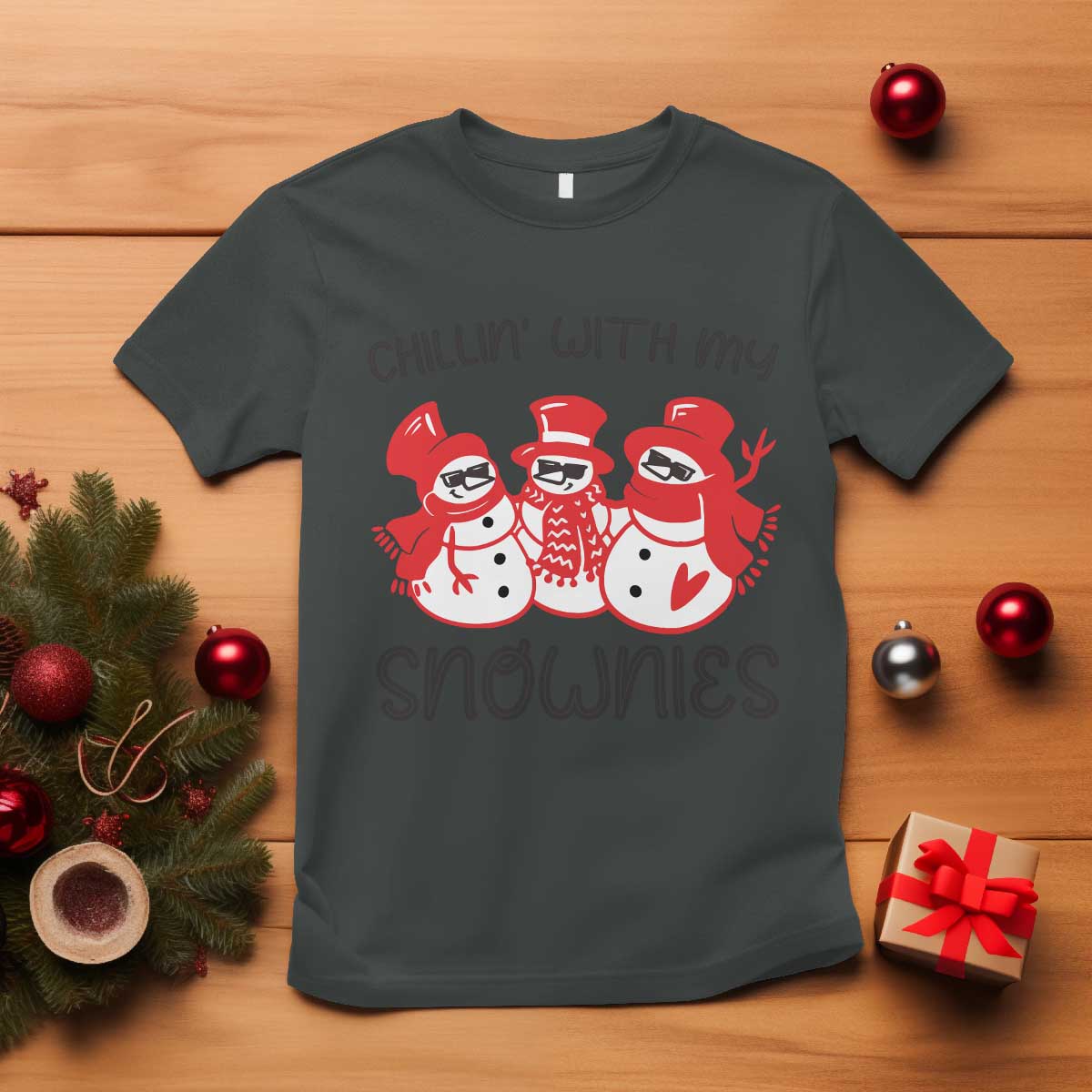 snowman-christmas-t-shirt-chillin-with-my-snowmies-ugly-gift