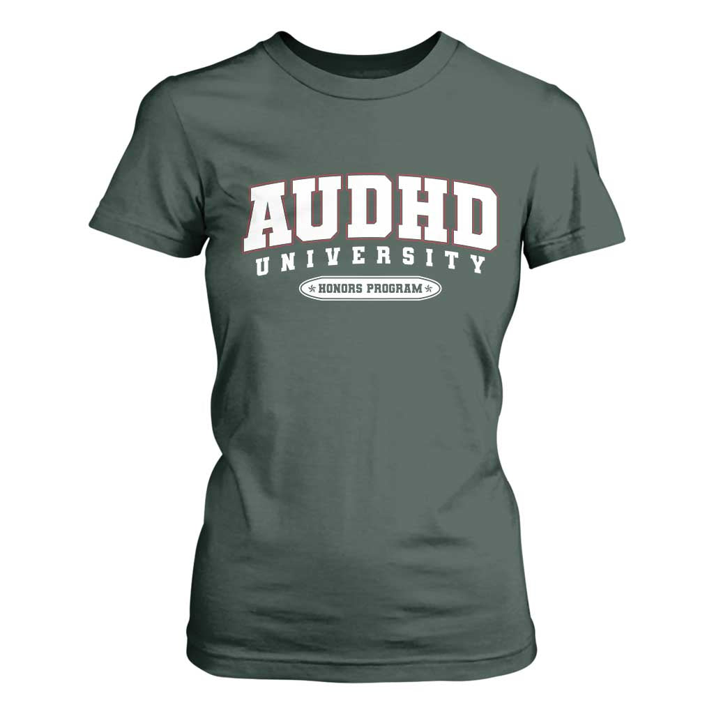 AUDHD T Shirt For Women Neurodivergent ADHD Autism Support Neurotypical Gift
