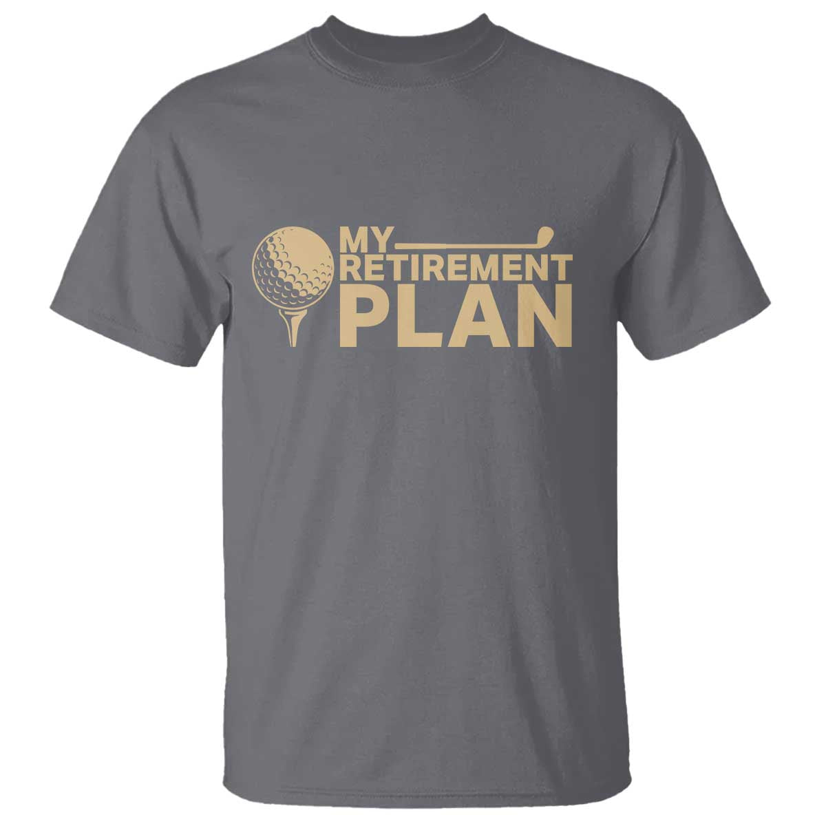 golfing-retired-t-shirt-my-golf-retirement-plan-funny-saying-golfing