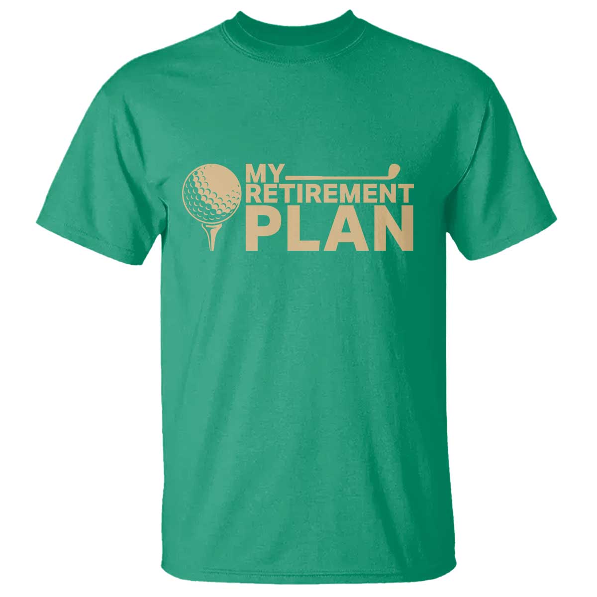 golfing-retired-t-shirt-my-golf-retirement-plan-funny-saying-golfing