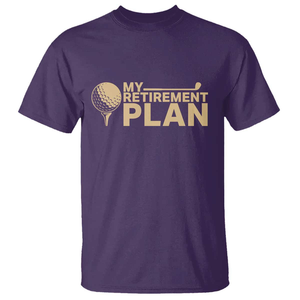 golfing-retired-t-shirt-my-golf-retirement-plan-funny-saying-golfing