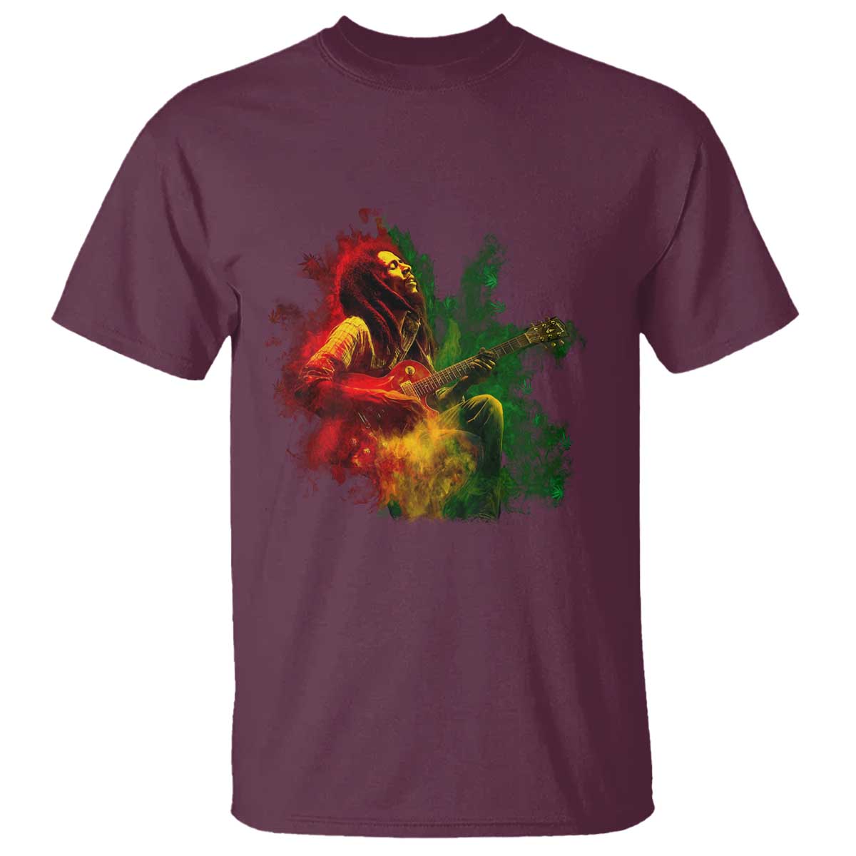 marley-guitarist-t-shirt-smoke-cannabis-leaf-420-rastafari-rasta-reggae-music
