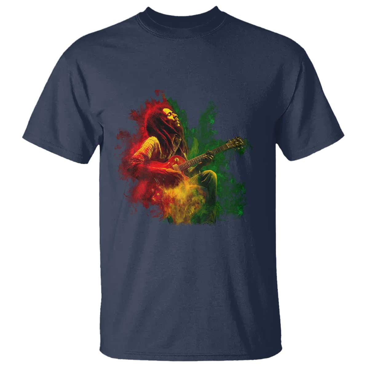 marley-guitarist-t-shirt-smoke-cannabis-leaf-420-rastafari-rasta-reggae-music