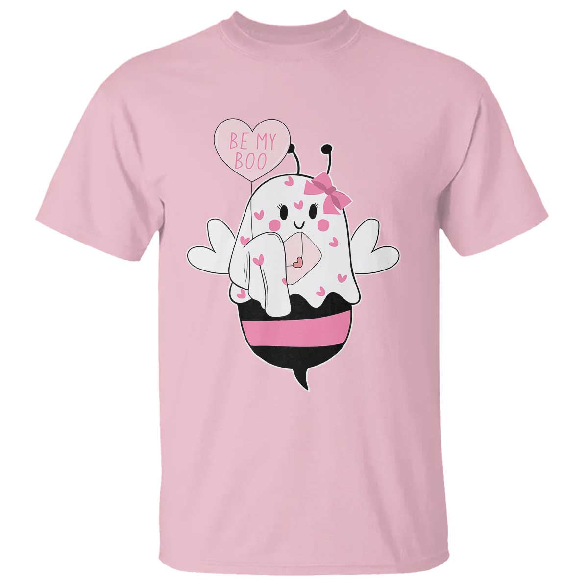 valentines-ghost-t-shirt-be-my-boo-bee-boobee-coquette-cute-funny