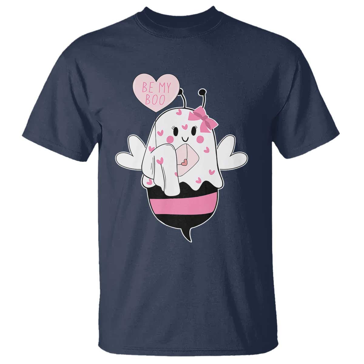 valentines-ghost-t-shirt-be-my-boo-bee-boobee-coquette-cute-funny