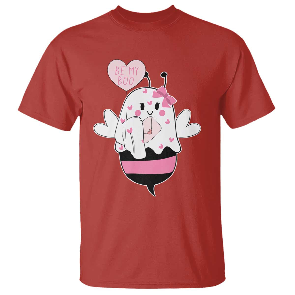 valentines-ghost-t-shirt-be-my-boo-bee-boobee-coquette-cute-funny