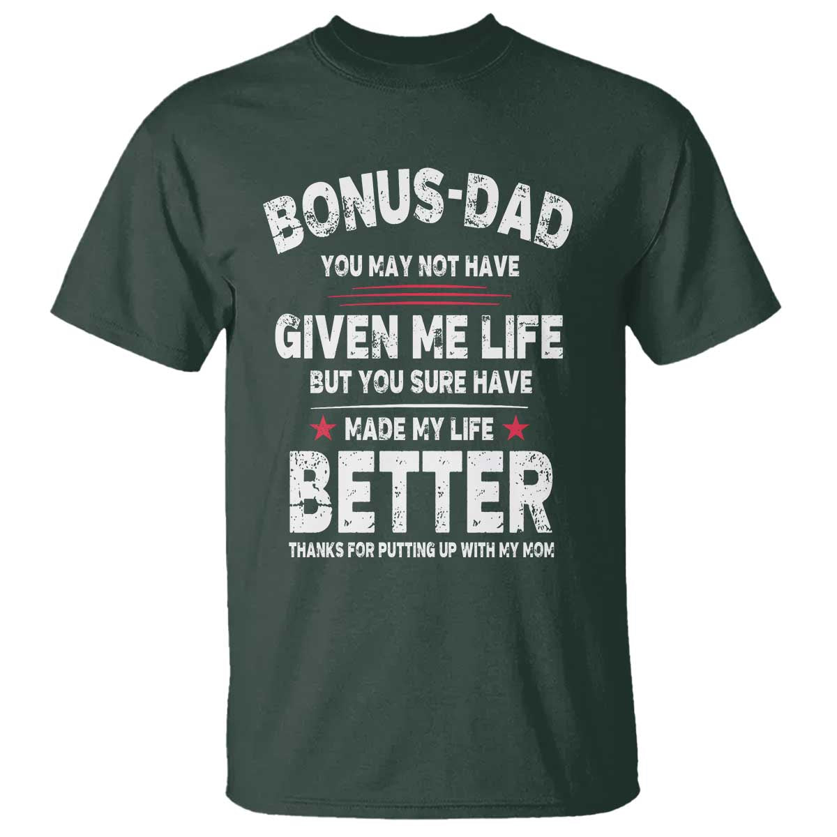 bonus-dad-t-shirt-step-dad-fathers-day