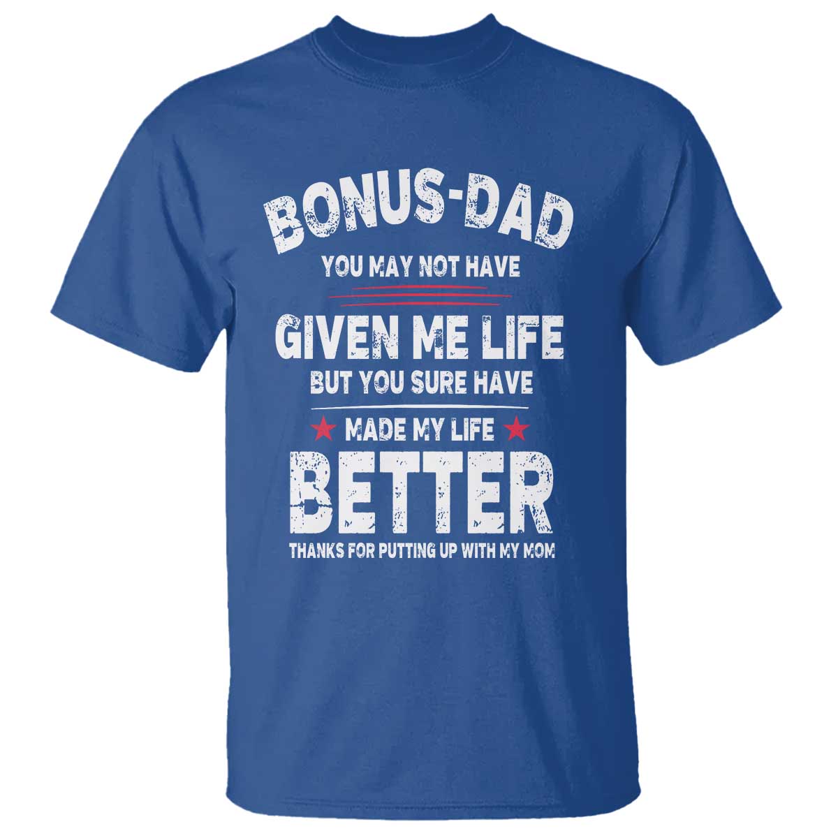 bonus-dad-t-shirt-step-dad-fathers-day