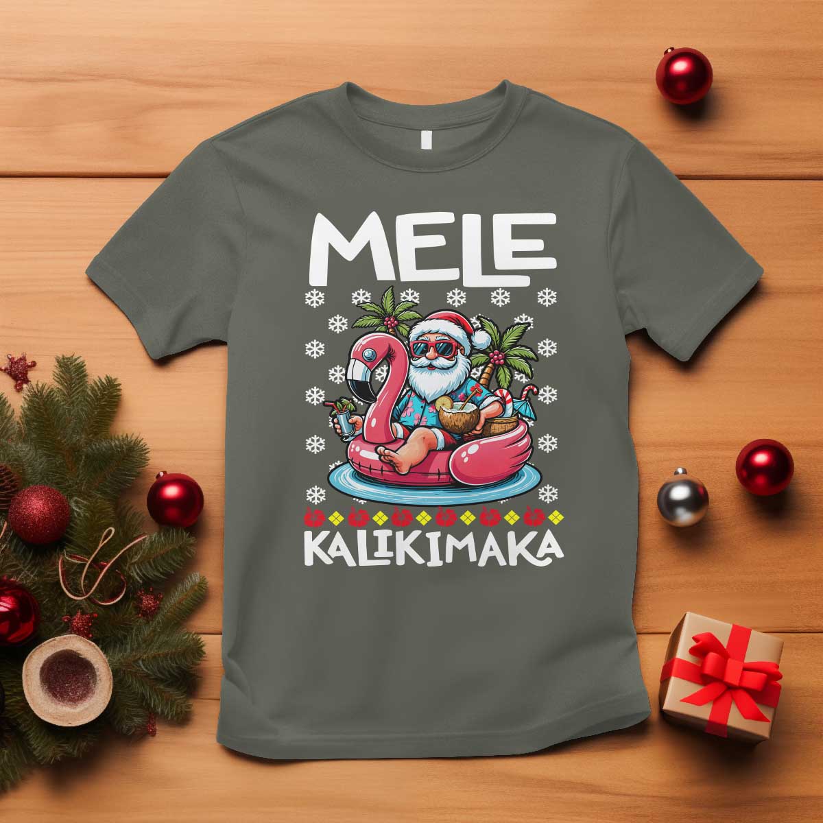 mele-kalikimaka-hawaiian-christmas-in-july-hawaii-santa-t-shirt-palm-tree-beach-tropical-xmas-gift-family-holiday