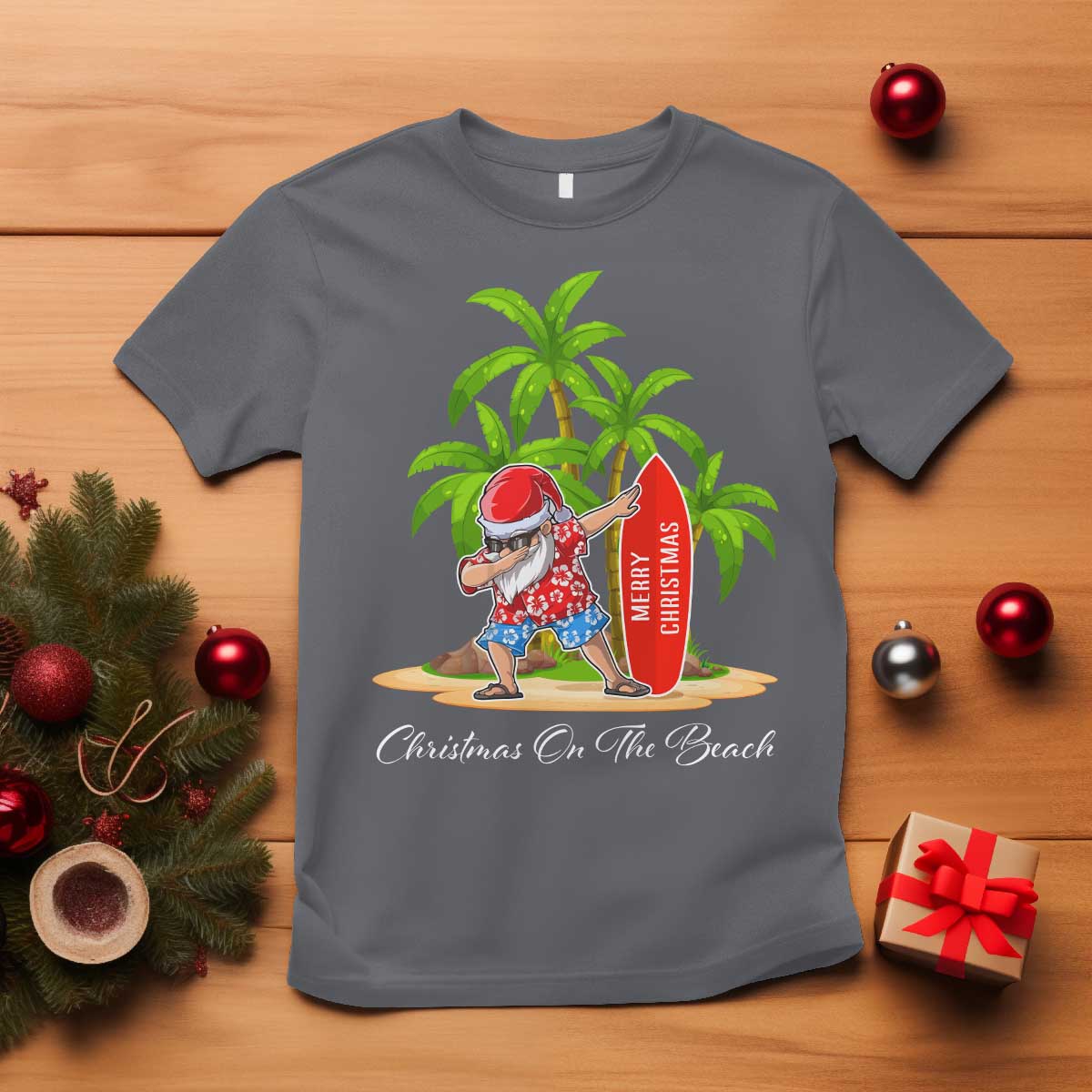 hawaiian-christmas-santa-t-shirt-christmas-on-the-beach-vacation