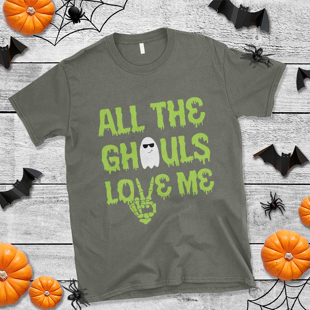 halloween-skeleton-boo-ghost-cute-costume-t-shirt-funny-all-the-ghouls-love-me-shirt-boys-toddler-girls-kids-youth