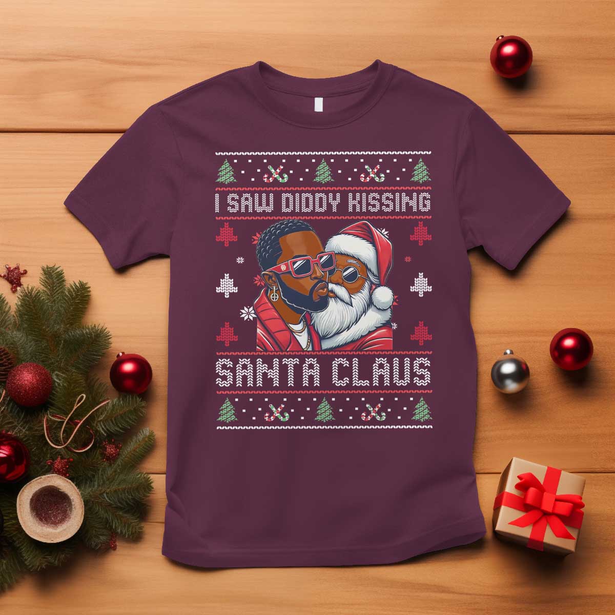 funny-christmas-t-shirt-funy-dirty-i-saw-diddy-kissing-santa-claus-ugly-xmas-sweater