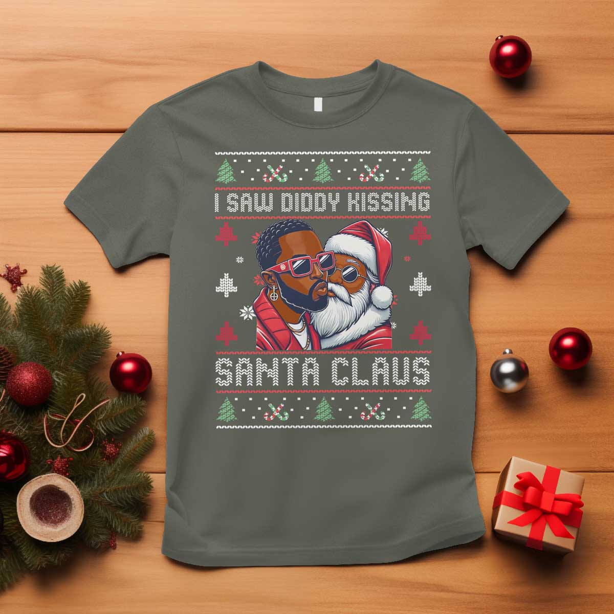 funny-christmas-t-shirt-funy-dirty-i-saw-diddy-kissing-santa-claus-ugly-xmas-sweater