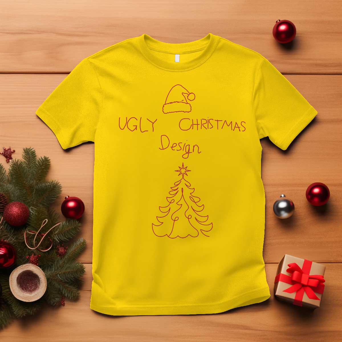funny-christmas-t-shirt-ugly-tree-hand-drawn