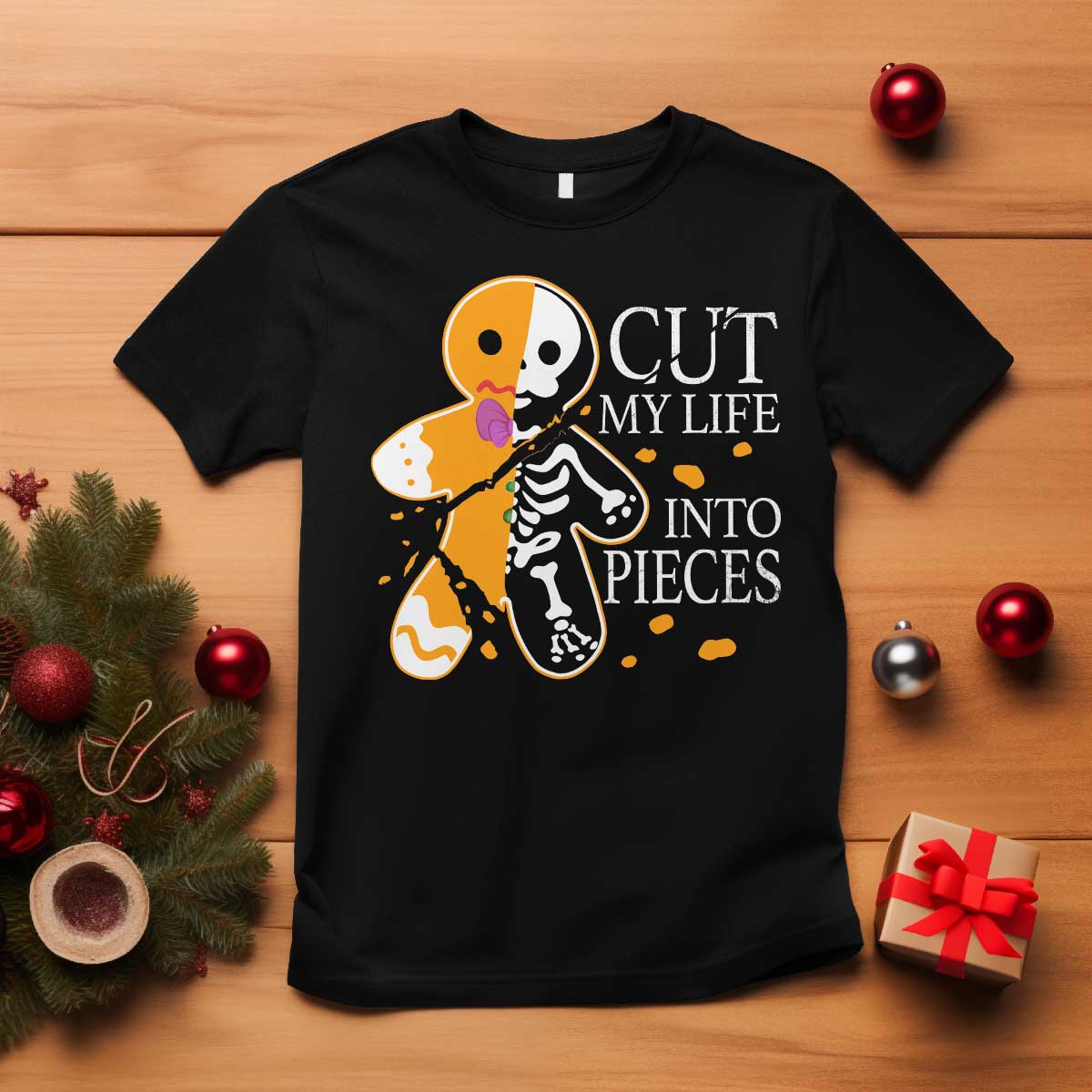 gingerbread-christmas-t-shirt-cut-my-life-into-pieces-goth-black-aesthetics