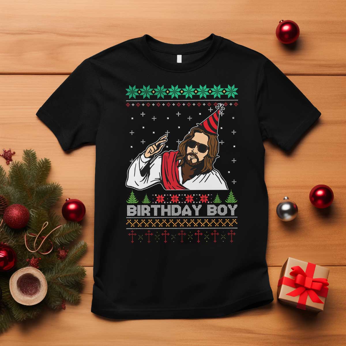 crhistmas-birthday-boy-jesus-ugly-christmas-t-shirt