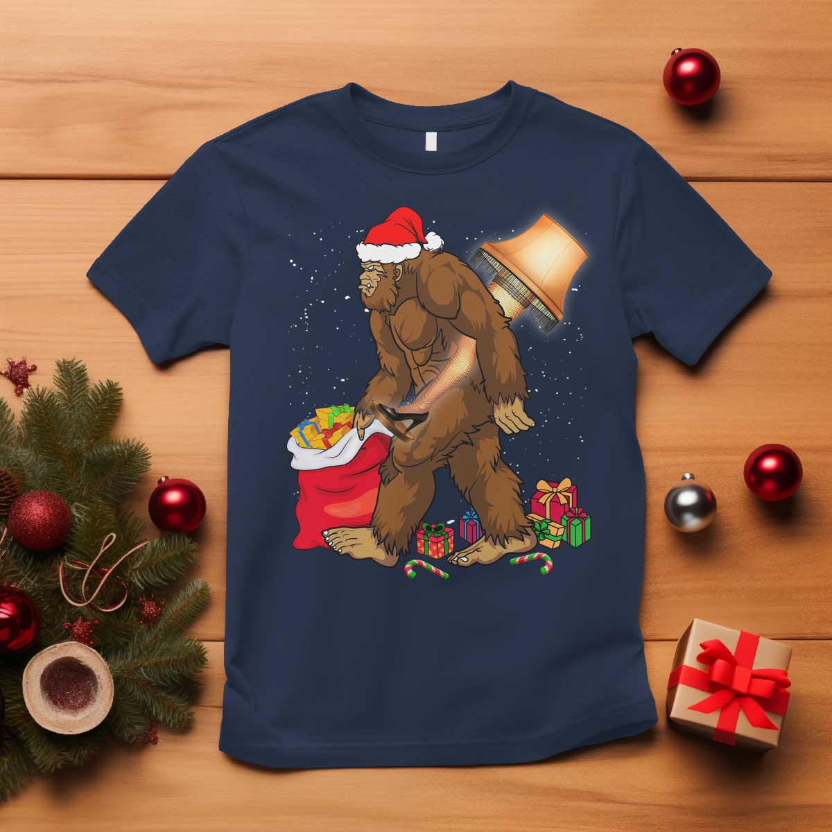 bigfoot-christmas-t-shirt-xmas-movie-sasquatch-lovers