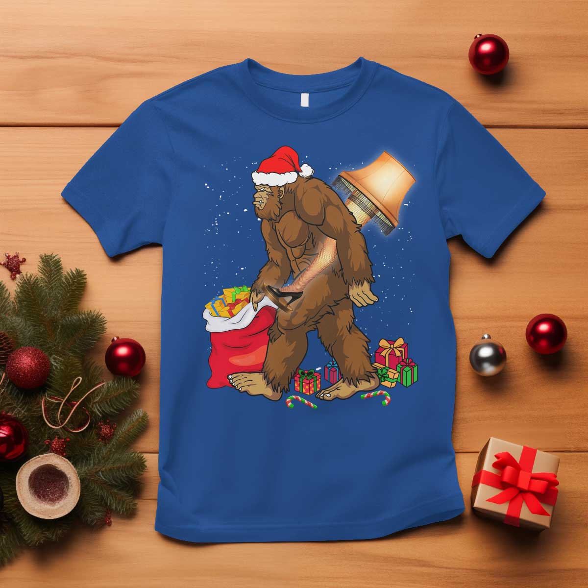 bigfoot-christmas-t-shirt-xmas-movie-sasquatch-lovers