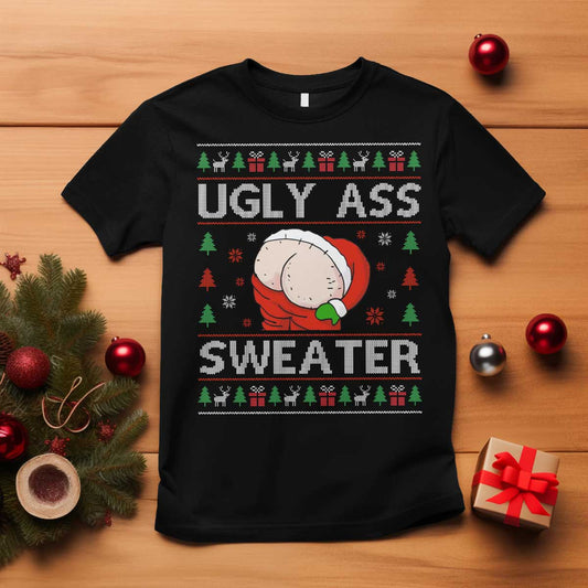 funny-santa-christmas-t-shirt-ugly-ass-xmas-elephant-gift-for-him