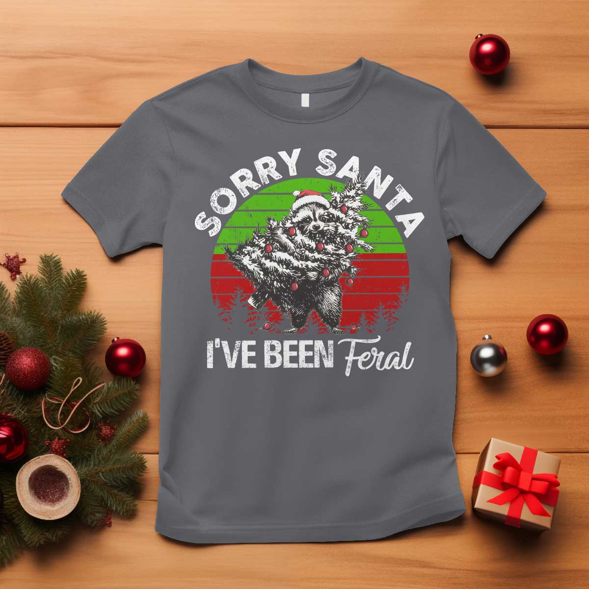 raccoon-christmas-t-shirt-sorry-santa-ive-been-feral-retro-xmas-tree