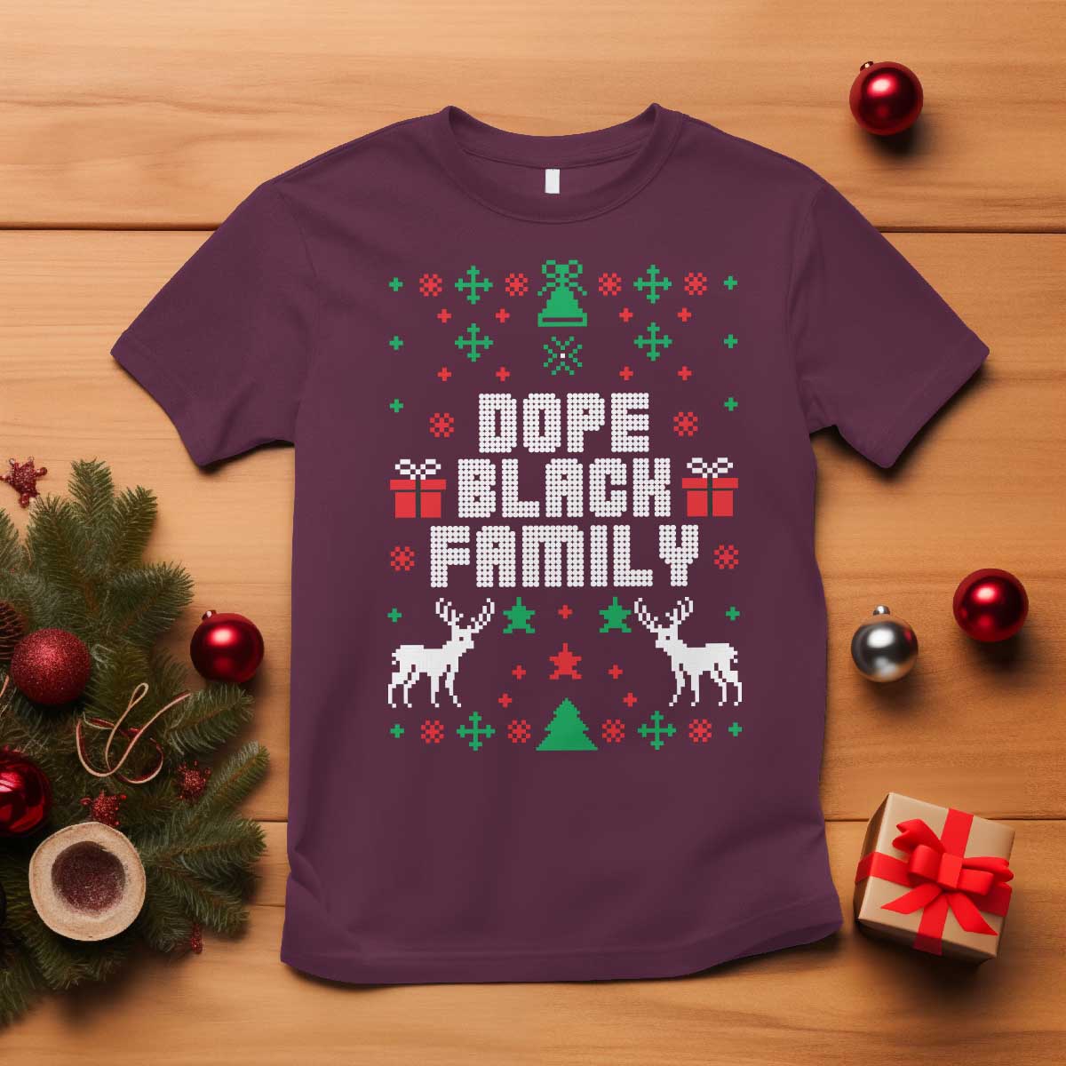 african-american-family-christmas-t-shirt-dope-black-family-matching-ugly-christmas