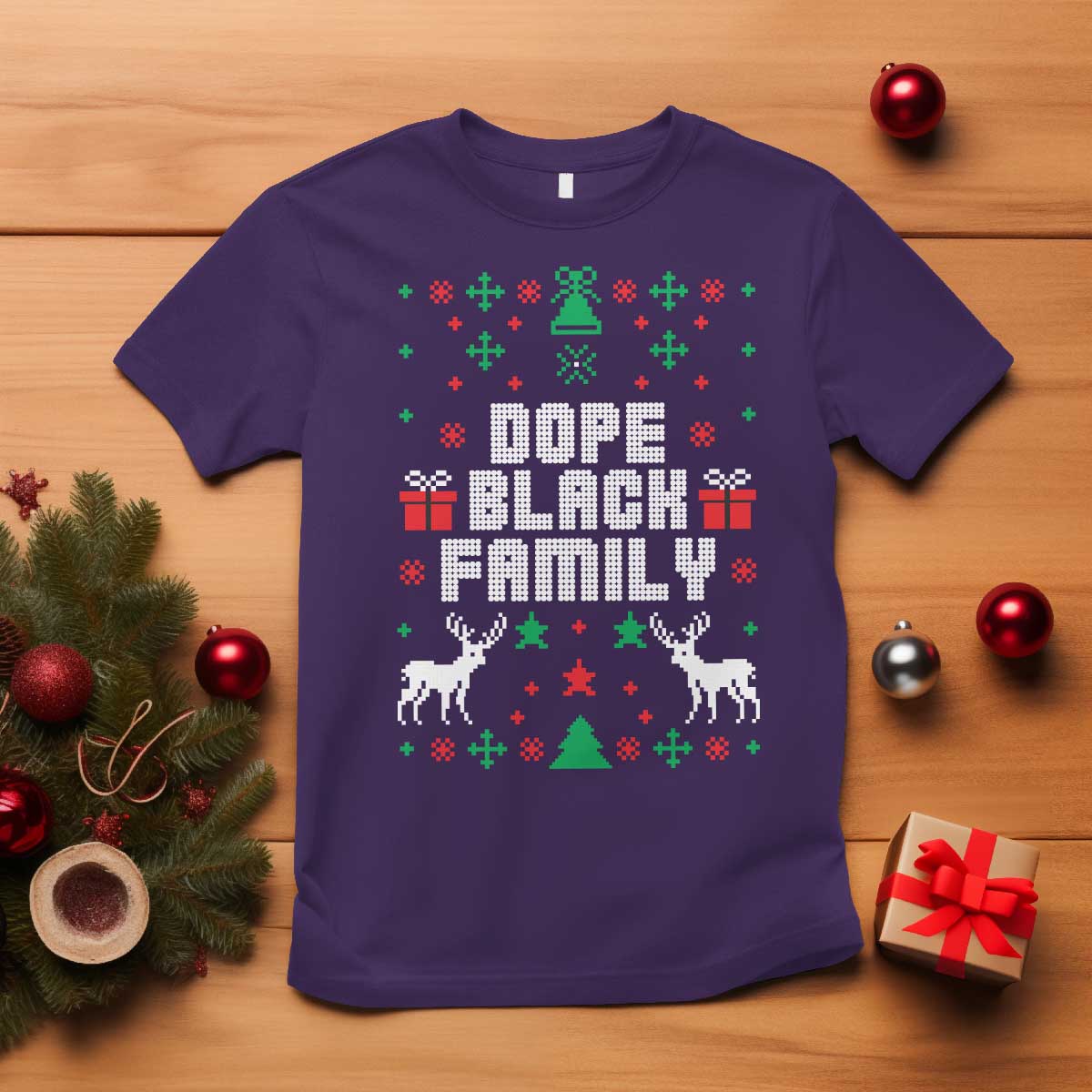 african-american-family-christmas-t-shirt-dope-black-family-matching-ugly-christmas