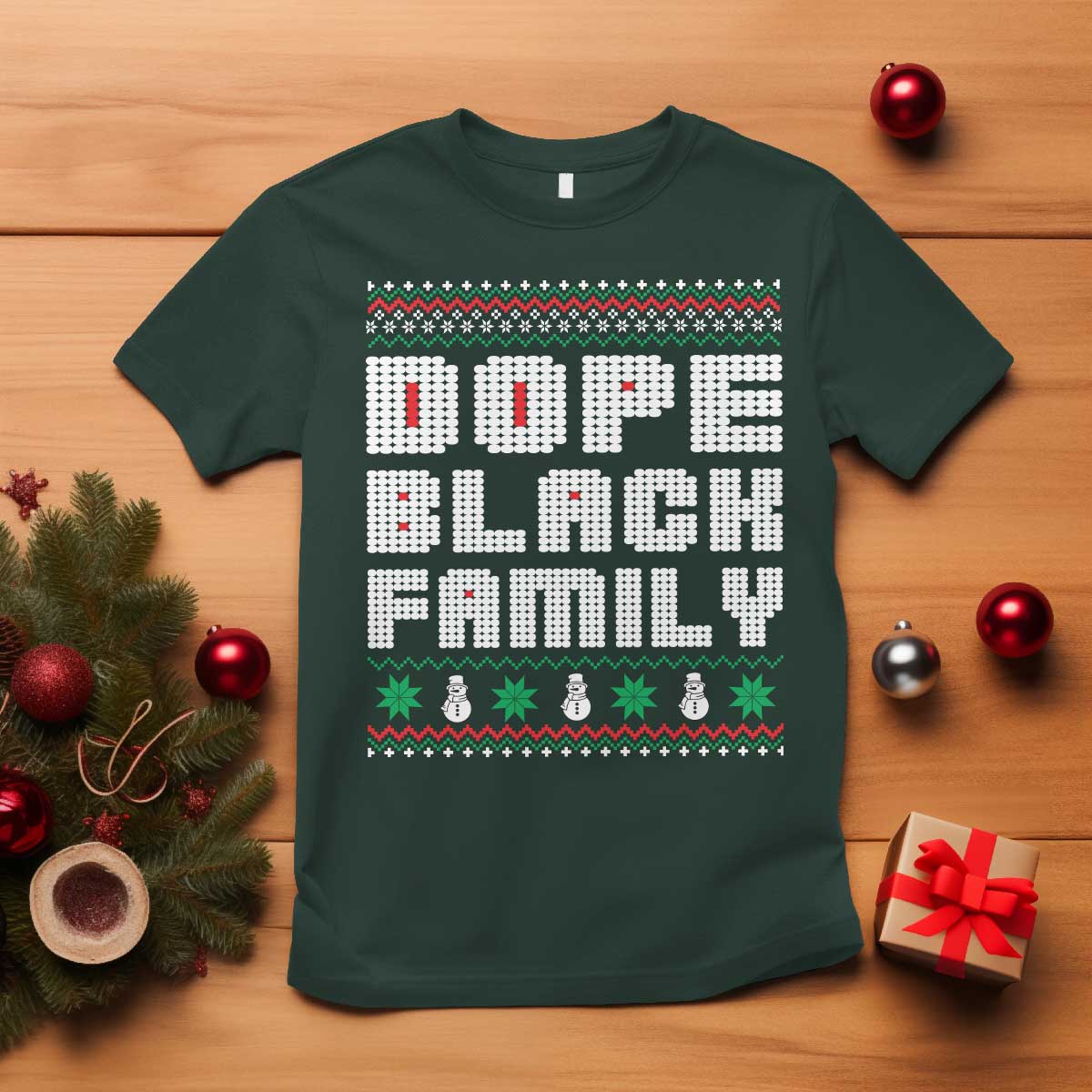 african-american-family-christmas-t-shirt-dope-black-family-matching-ugly-xmas
