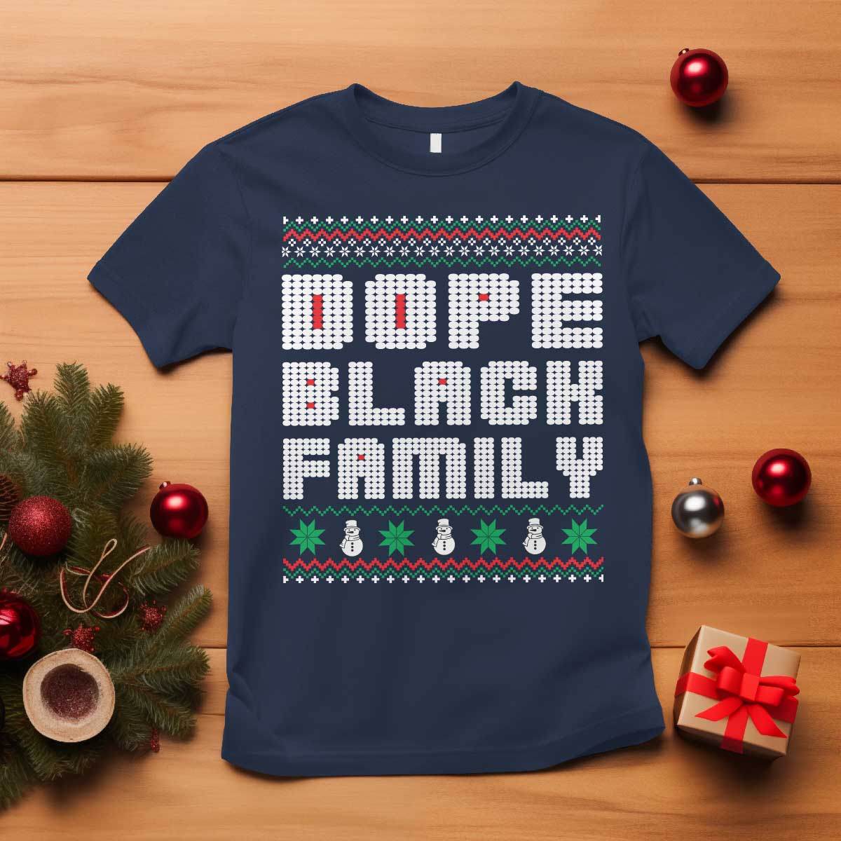 african-american-family-christmas-t-shirt-dope-black-family-matching-ugly-xmas