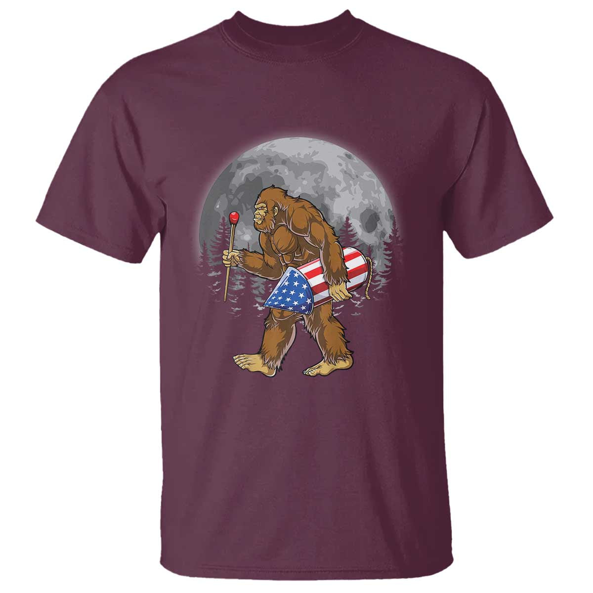 patriotic-bigfoot-4th-of-july-t-shirt-american-flag-merica-fireworks-sasquatch-moon