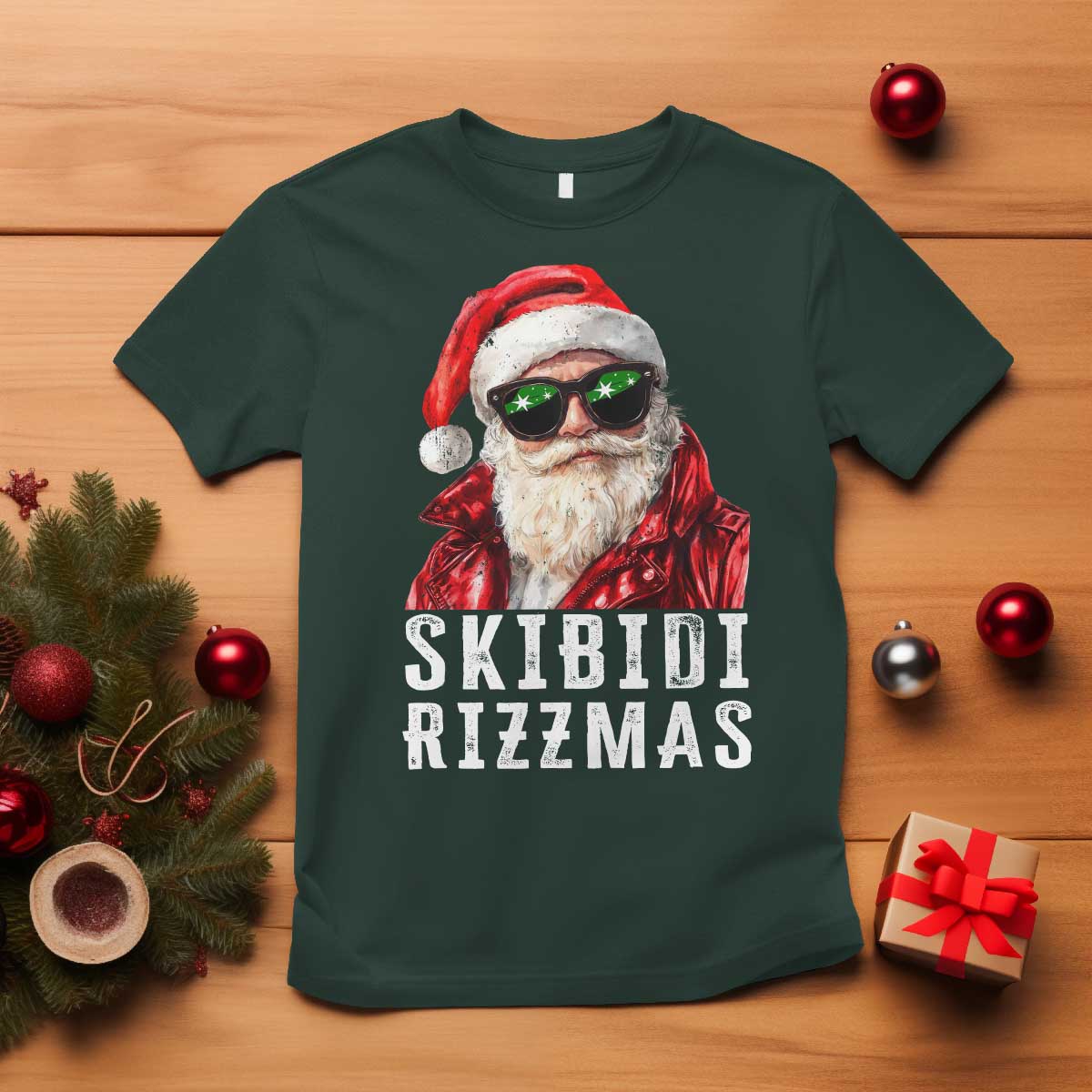 funny-christmas-santa-t-shirt-skibidi-rizzmas-christmas-rizz-santa-claus-charisma-kid-cool