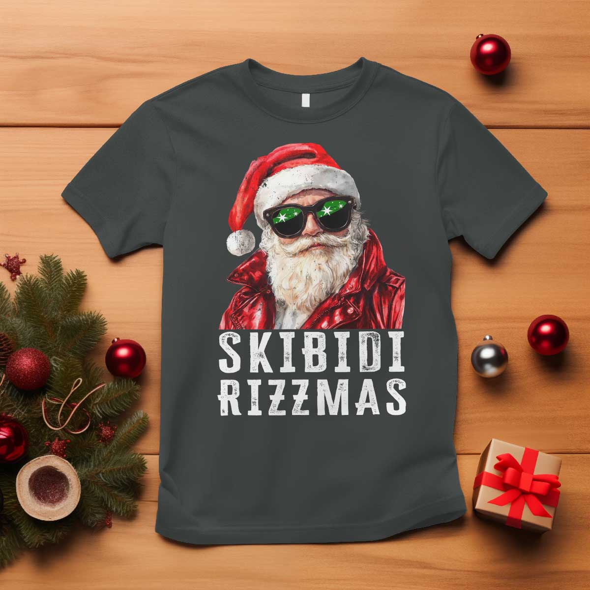 funny-christmas-santa-t-shirt-skibidi-rizzmas-christmas-rizz-santa-claus-charisma-kid-cool