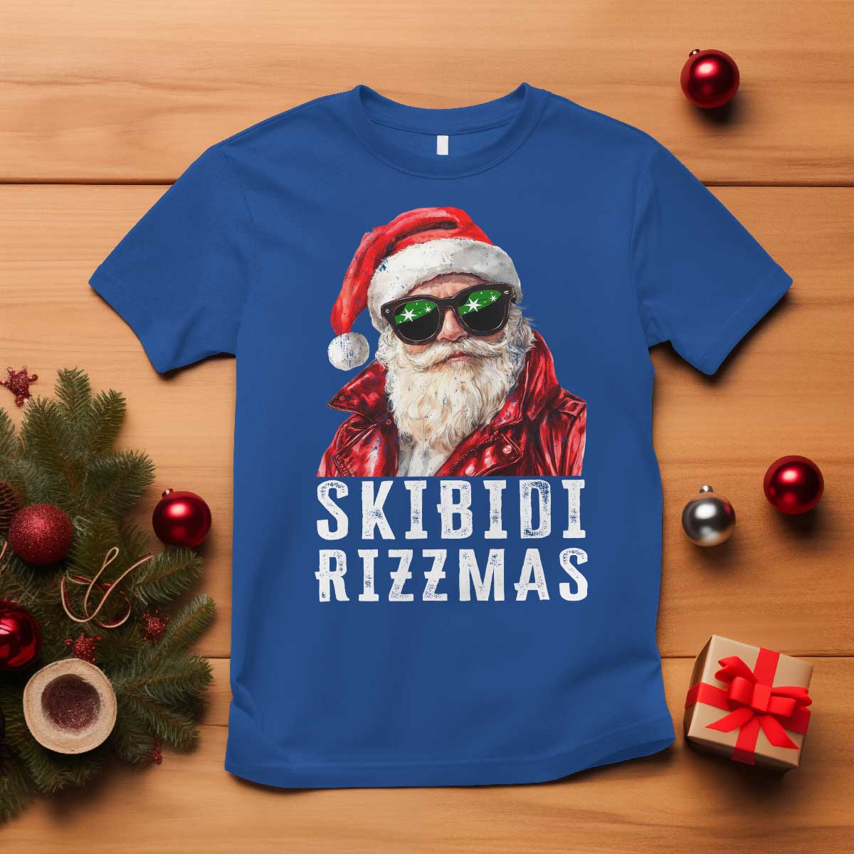 funny-christmas-santa-t-shirt-skibidi-rizzmas-christmas-rizz-santa-claus-charisma-kid-cool