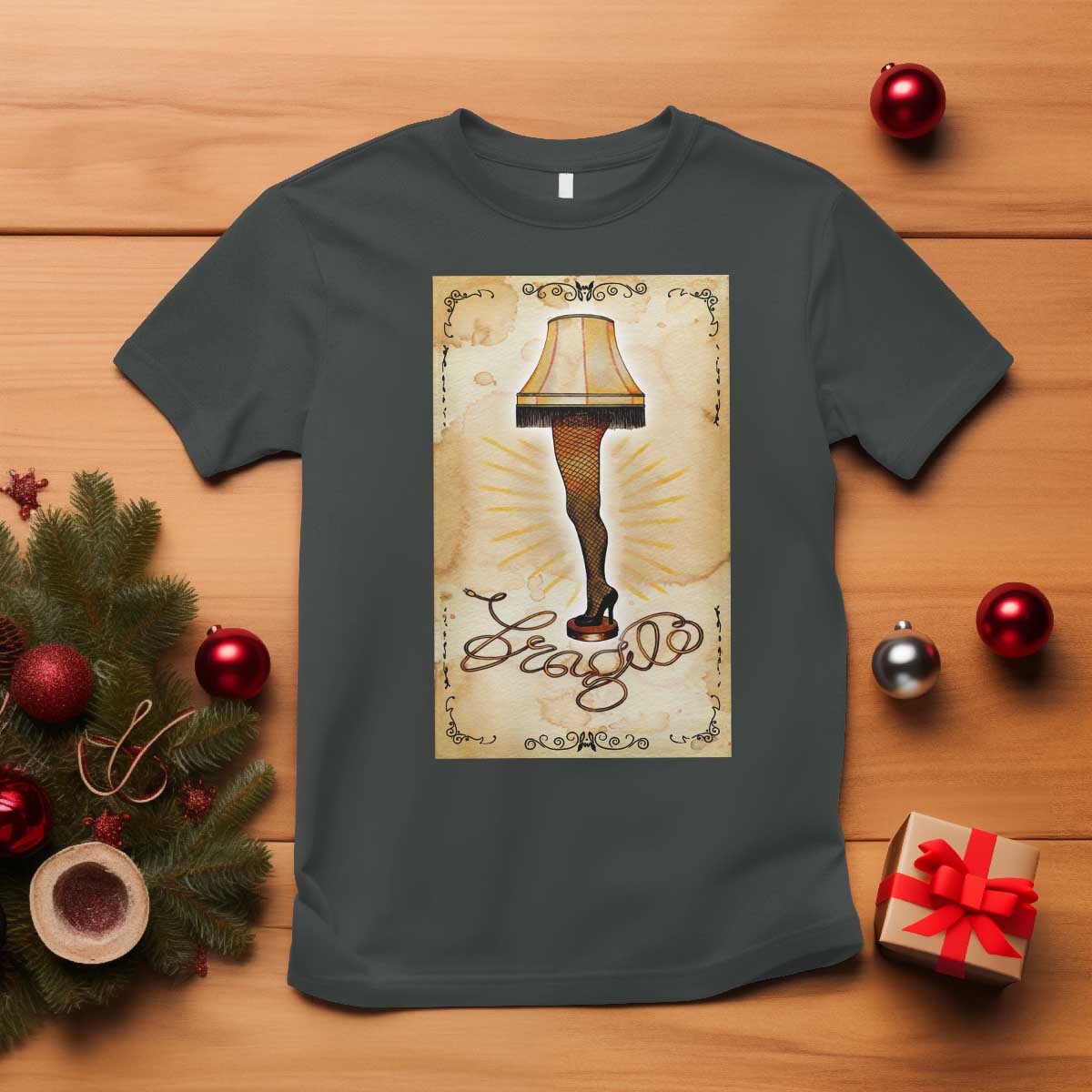 funny-christmas-movie-t-shirt-fragile-leg-lamp