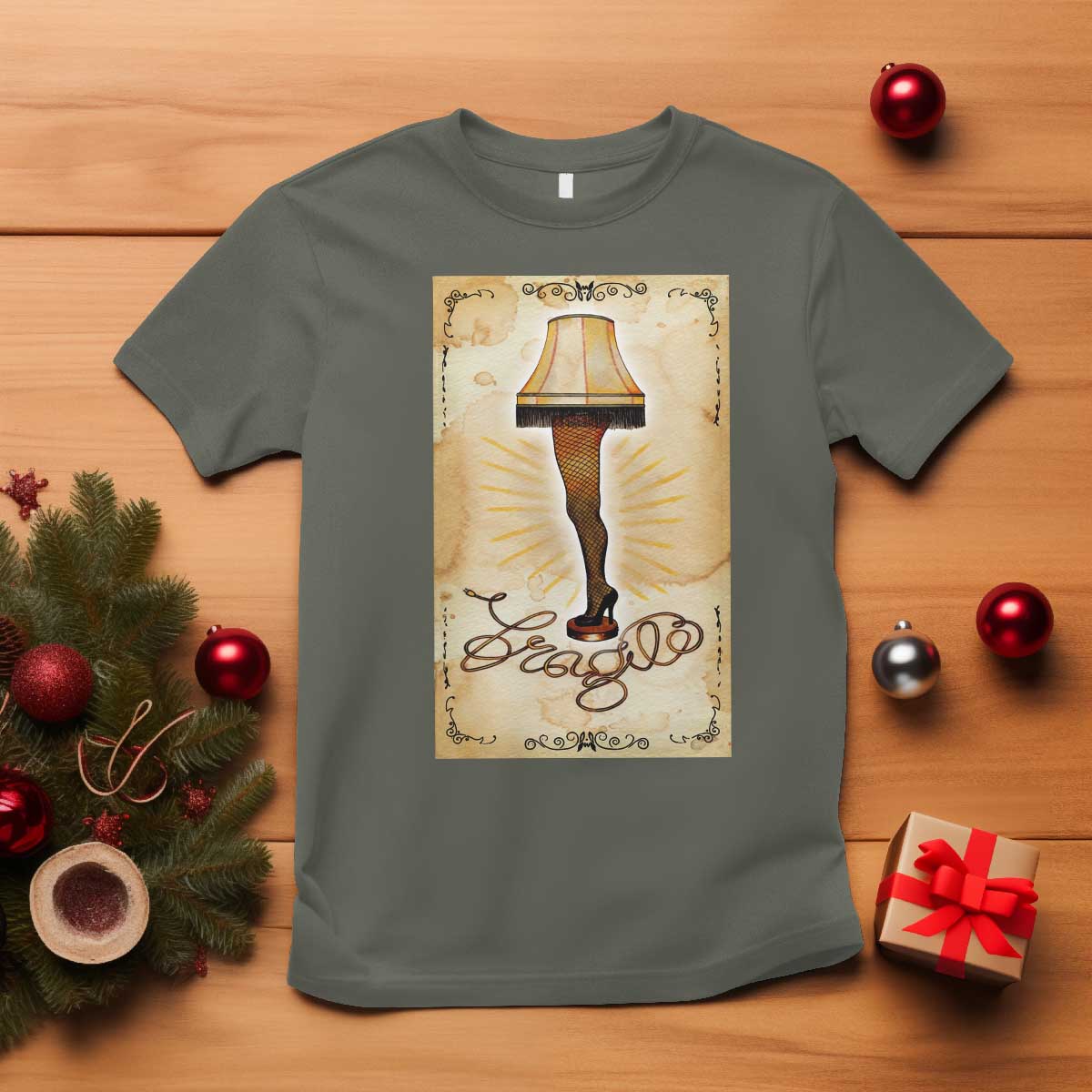 funny-christmas-movie-t-shirt-fragile-leg-lamp