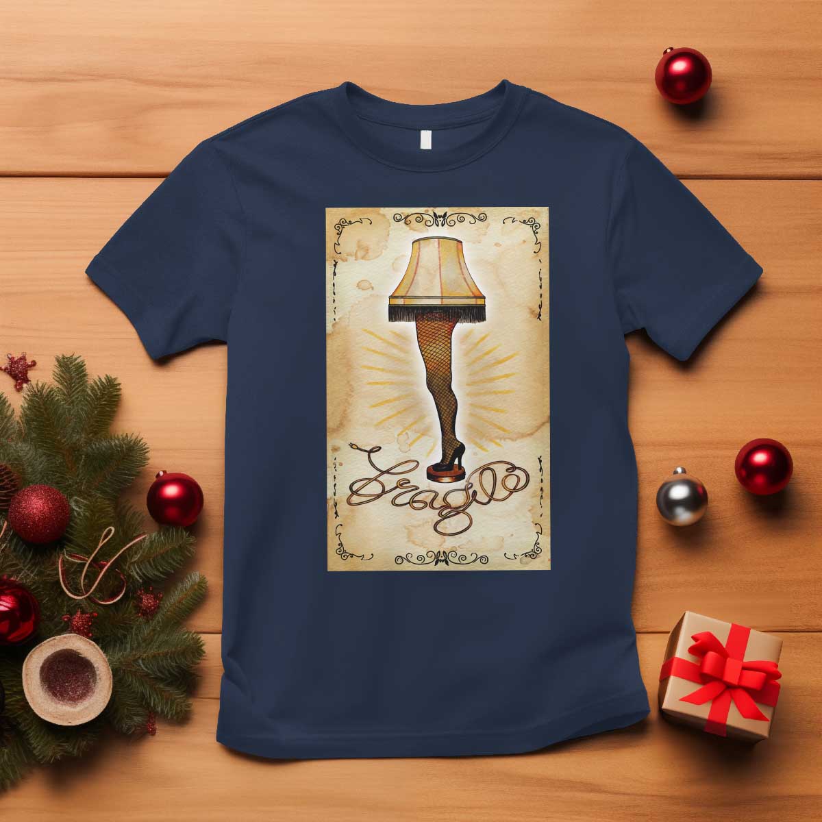 funny-christmas-movie-t-shirt-fragile-leg-lamp