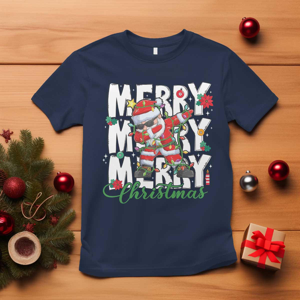merry-christmas-santa-t-shirt-dabbing-santa-xmas-lights