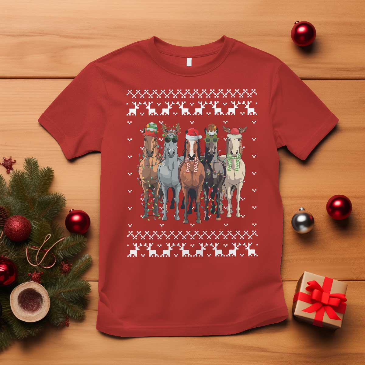 horse-christmas-t-shirt-western-cowboy-cowgirl-howdy-country-ugly-xmas
