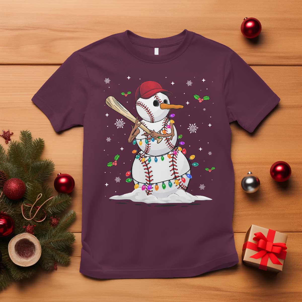 christmas-baseball-player-t-shirt-baseball-snowman-balls-snow-xmas-gifts-santa-sports-gifts-for-men-boys