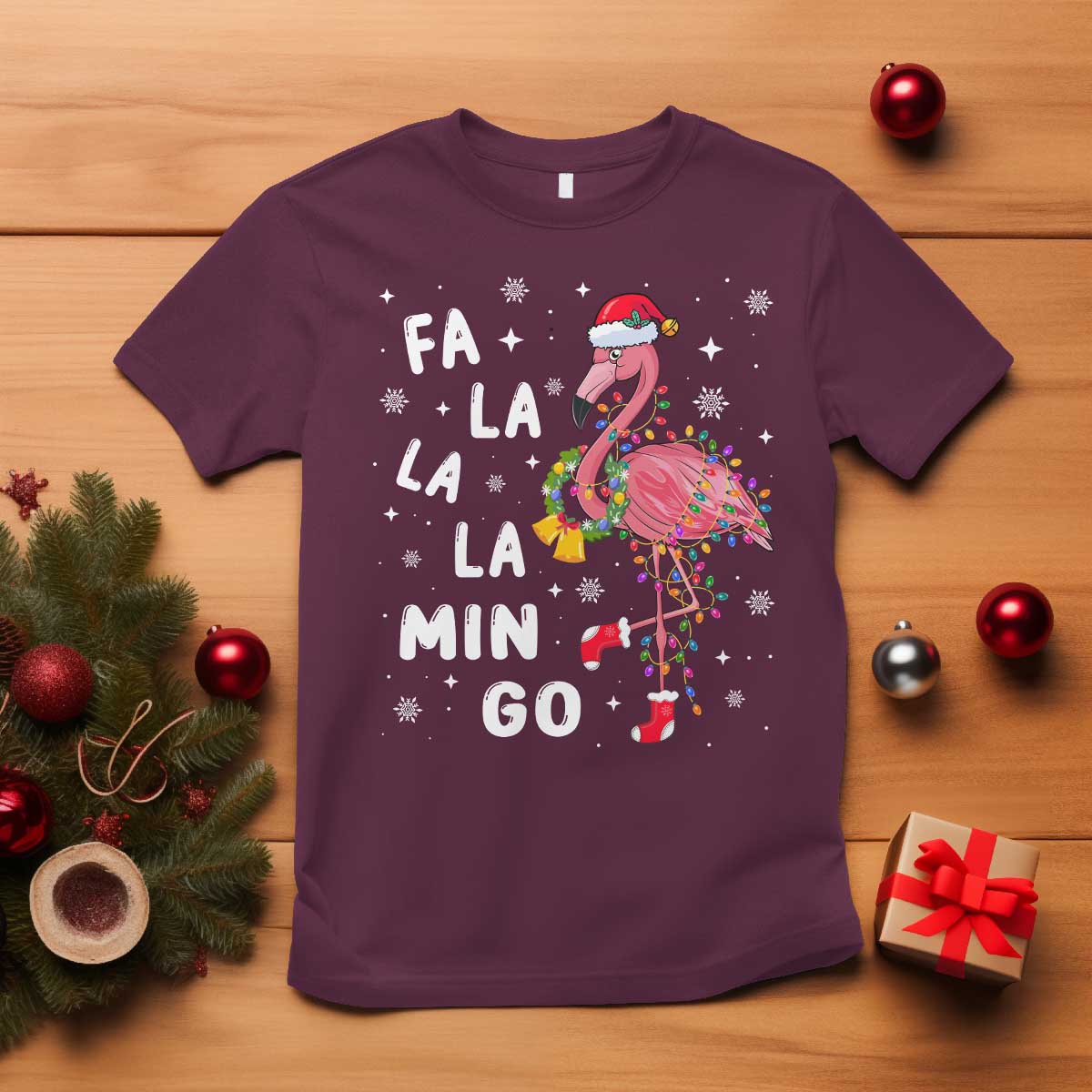 christmas-flamingo-t-shirt-hawaii-christmas-xmas-lights-tree