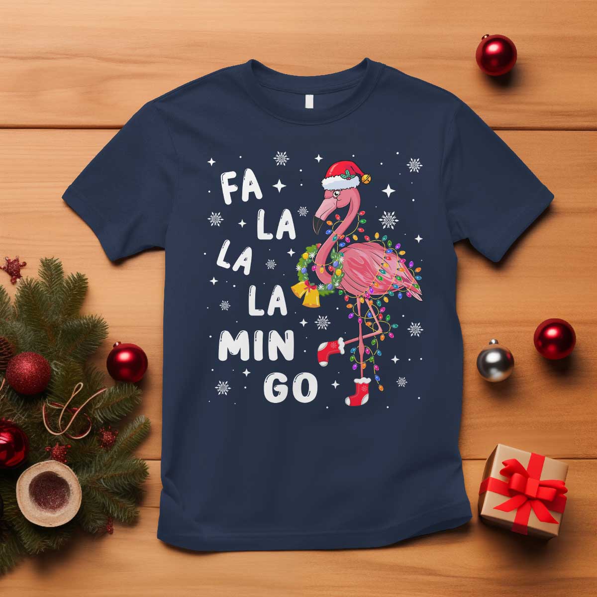 christmas-flamingo-t-shirt-hawaii-christmas-xmas-lights-tree