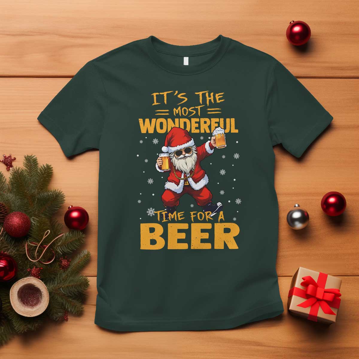 funny-christmas-santa-claus-drinking-beer-wonderful-time-t-shirt