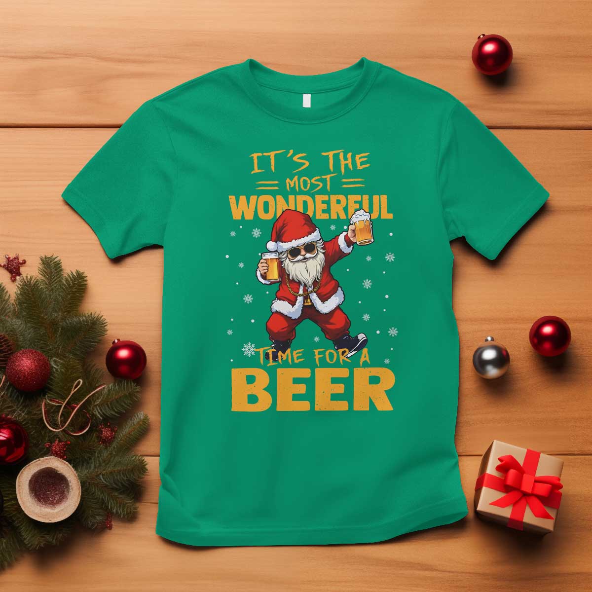 funny-christmas-santa-claus-drinking-beer-wonderful-time-t-shirt