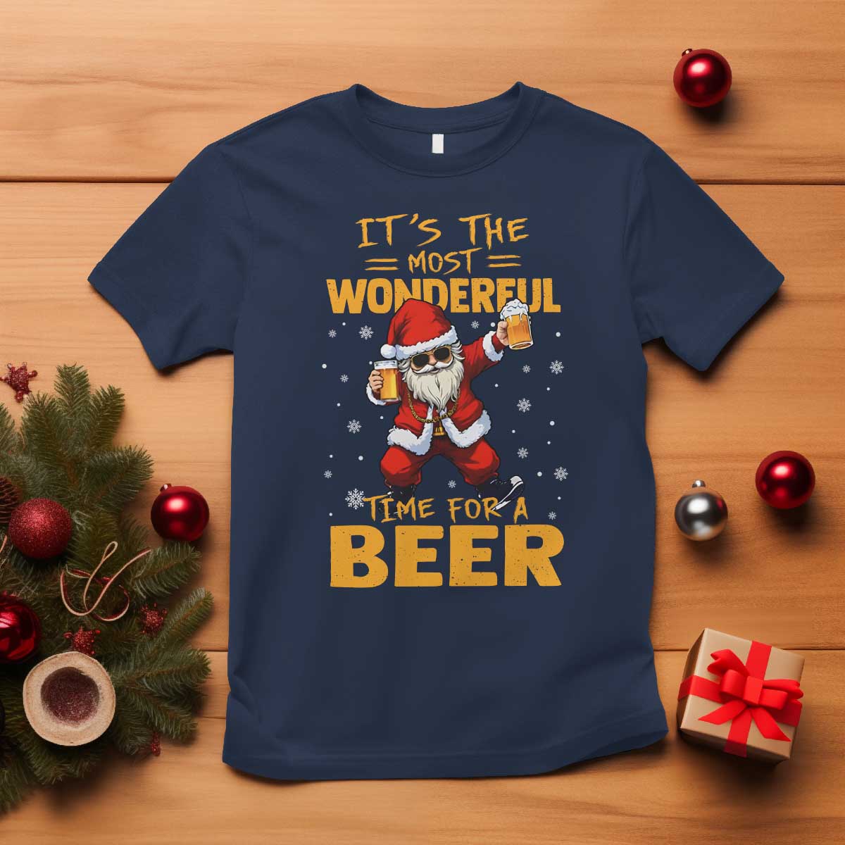 funny-christmas-santa-claus-drinking-beer-wonderful-time-t-shirt