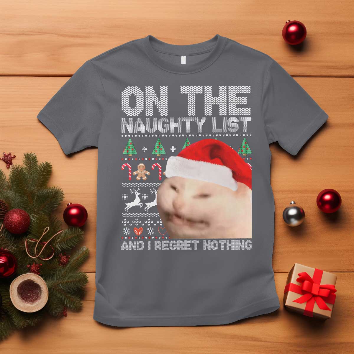 funny-christmas-cat-t-shirt-on-the-naughty-list-and-i-regret-nothing-meme-ugly-xmas
